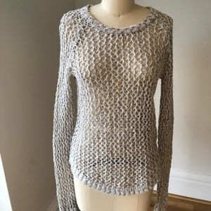 Long Sleeve Crochet Sweater